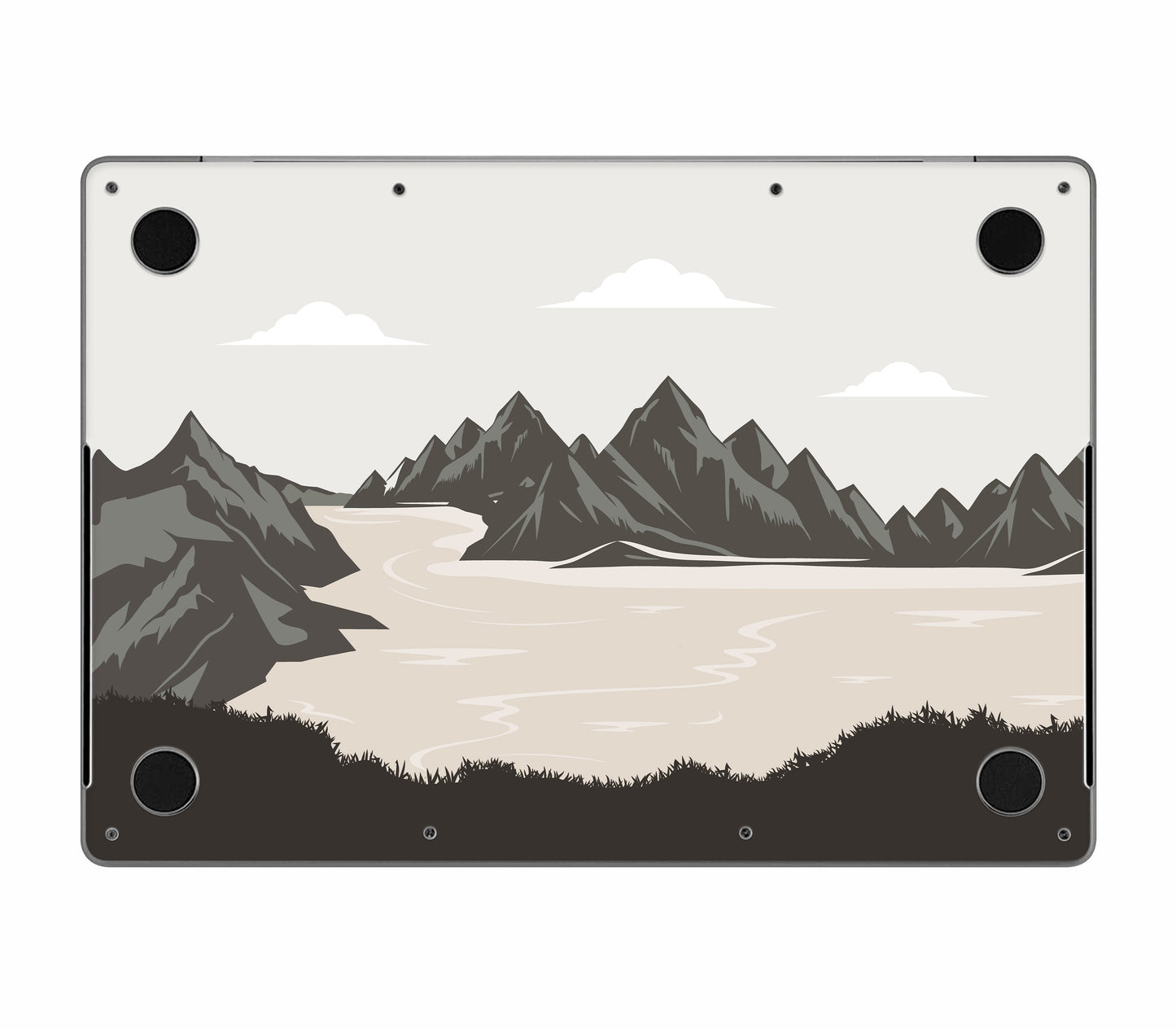 MacBook Pro 14" (2021, M1) skin, Dope Valley, bottom skin