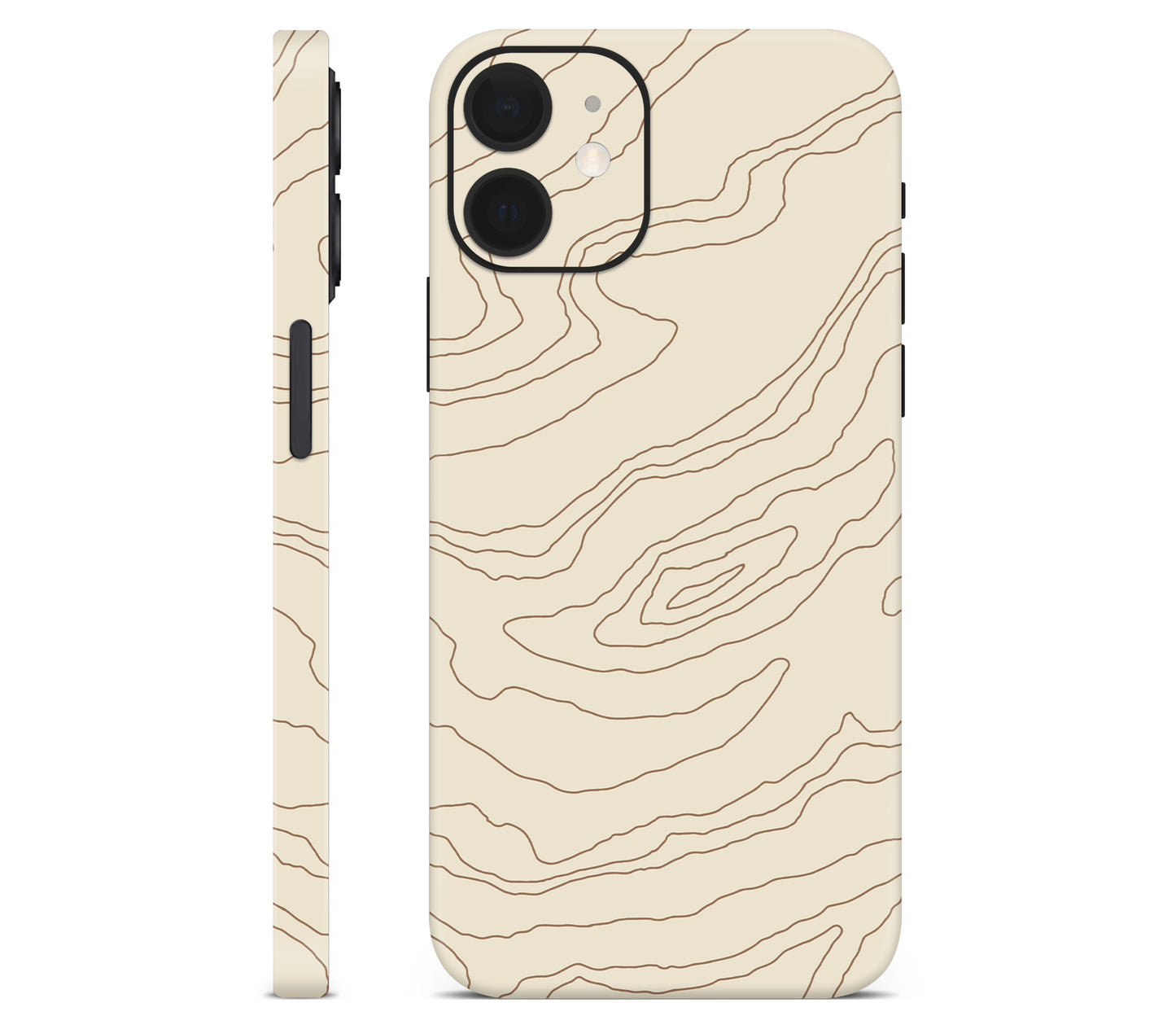 iPhone 12 Mini skin, Dune, full wrap without logo cutout