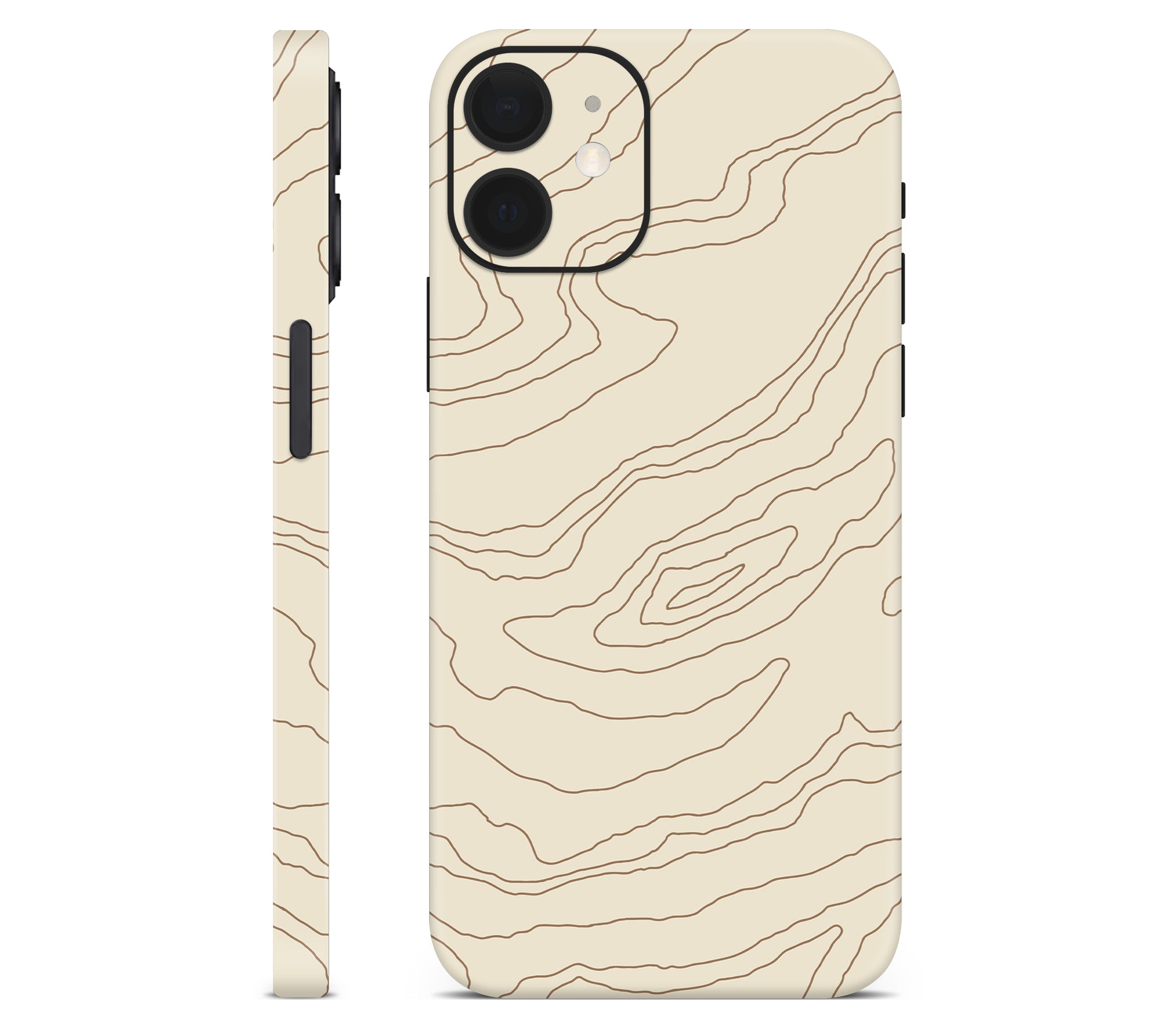 iPhone 12 Mini skin, Dune, full wrap without logo cutout