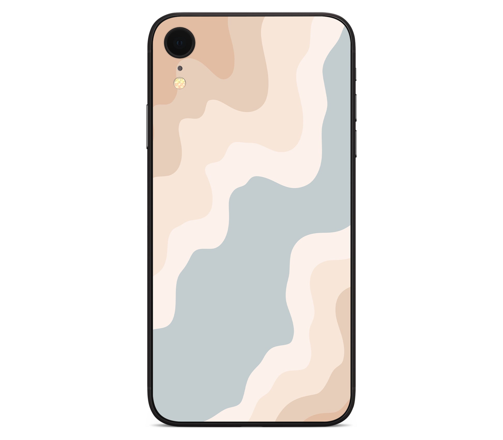iPhone XR skin, Drift (Haze), back skin without logo cutout