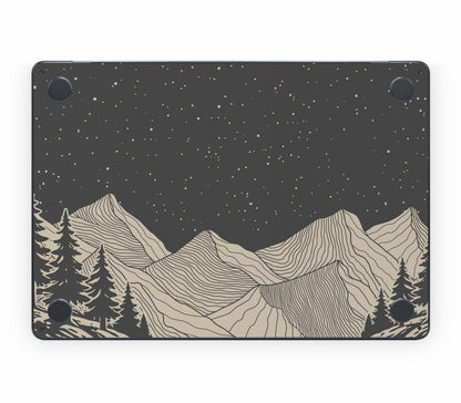 MacBook Air 13" (2026, M5) skin, Nightline, bottom skin