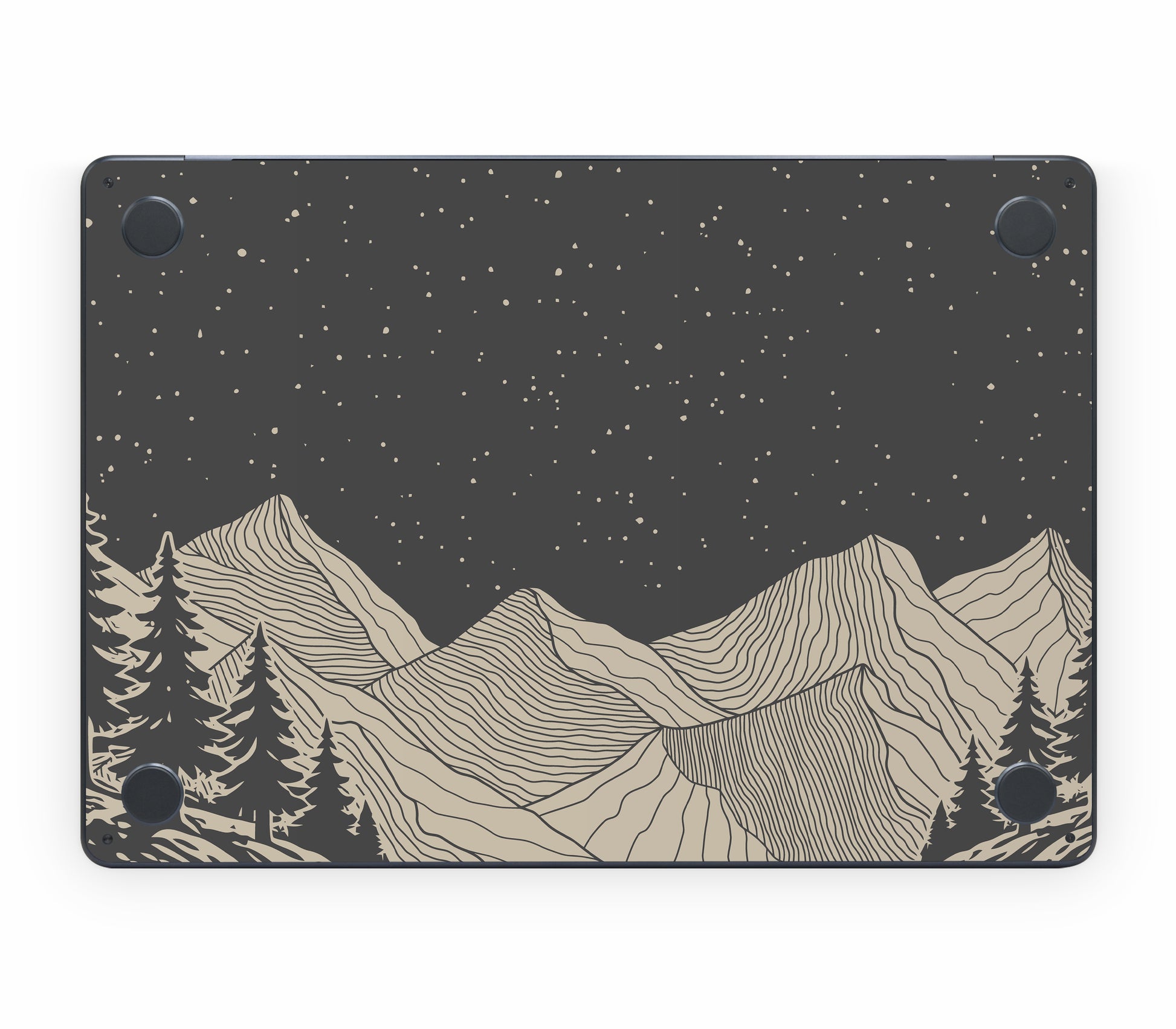 MacBook Neo skin, Nightline, bottom skin