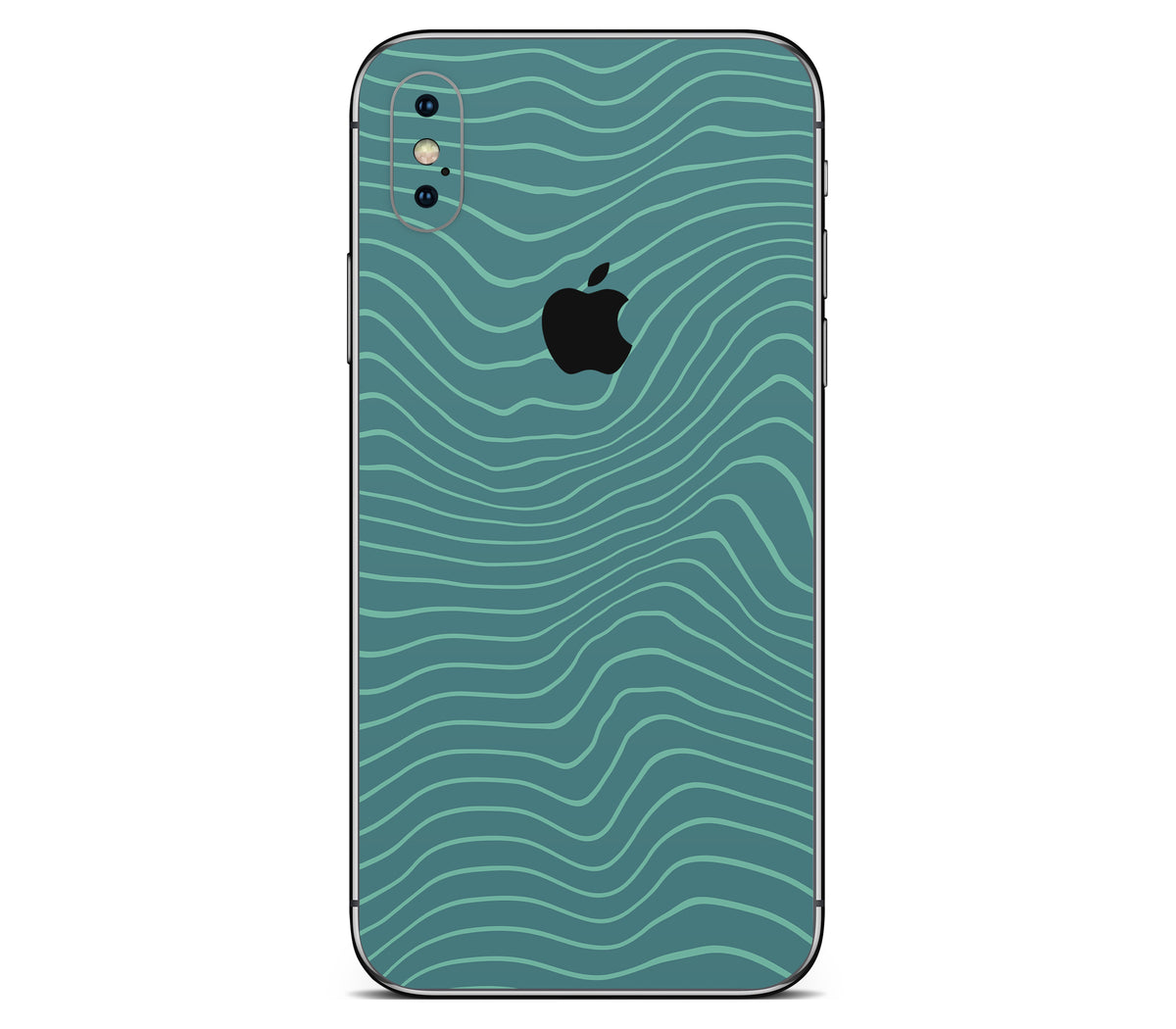 iPhone X skin, Tide, back skin with logo cutout