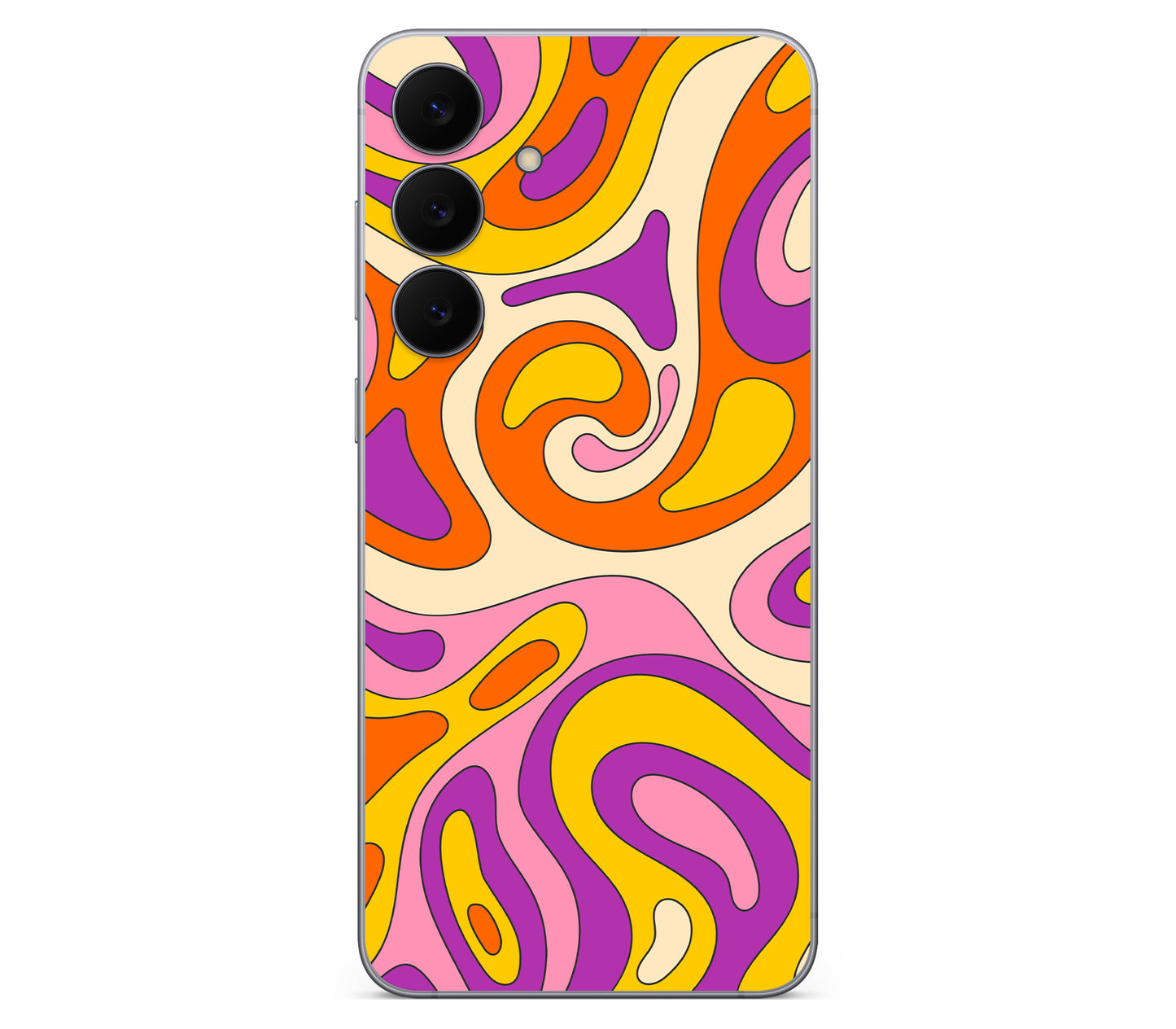 Galaxy S25 FE skin, Psycho Vortex, back skin