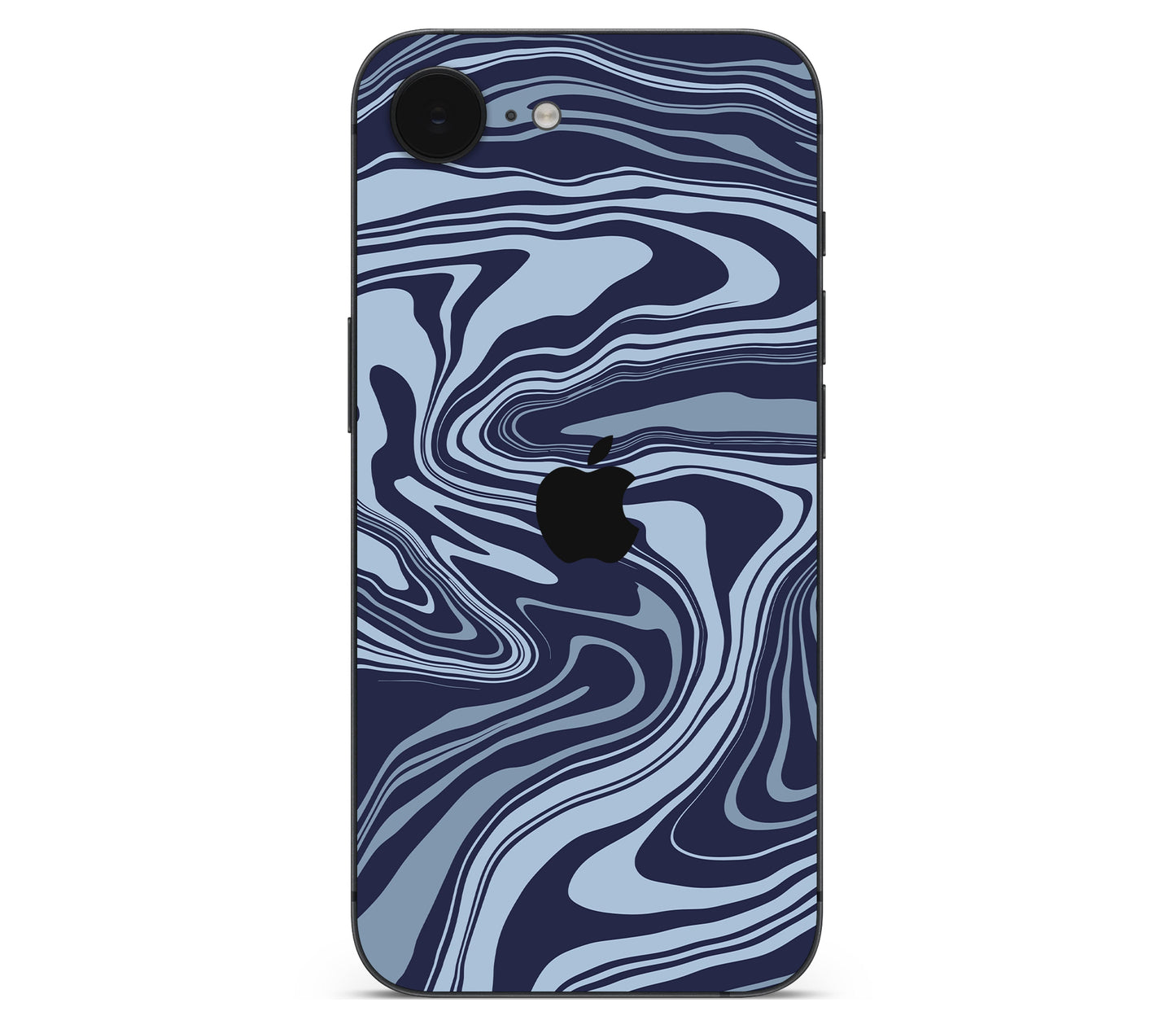 iPhone 17e skin, Vertigo (Blur), back skin with logo cutout