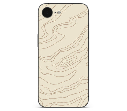 iPhone 16e skin, Dune, back skin without logo cutout