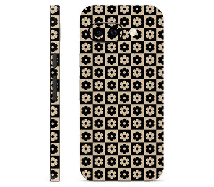 Google Pixel 10A skin, Floral Grid, full wrap skin