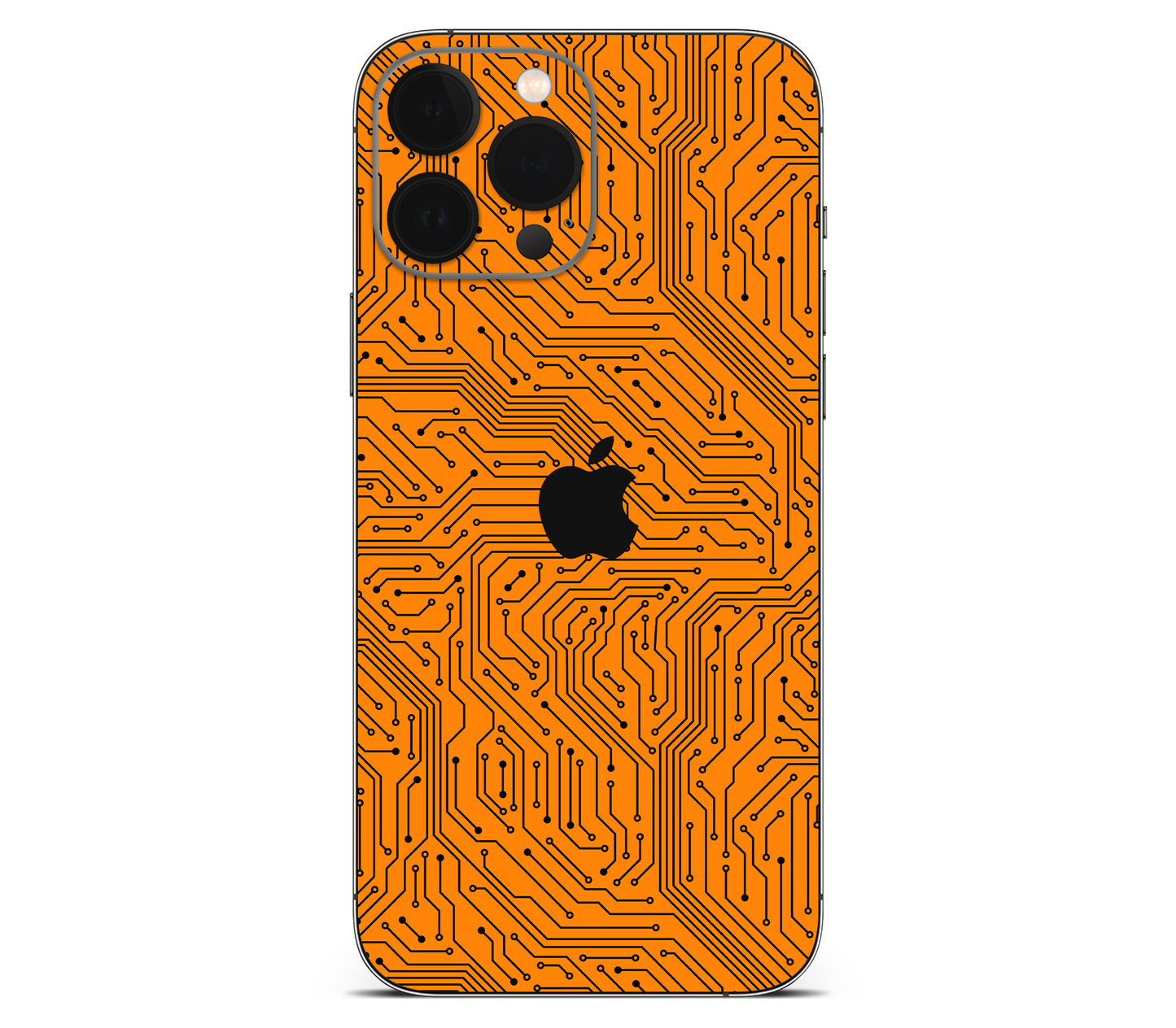 iPhone 13 Pro skin, Pulse Grid, back skin with logo cutout