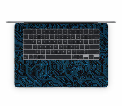 MacBook Air 15" (2025, M4) skin, Eternal Blue, inside skin