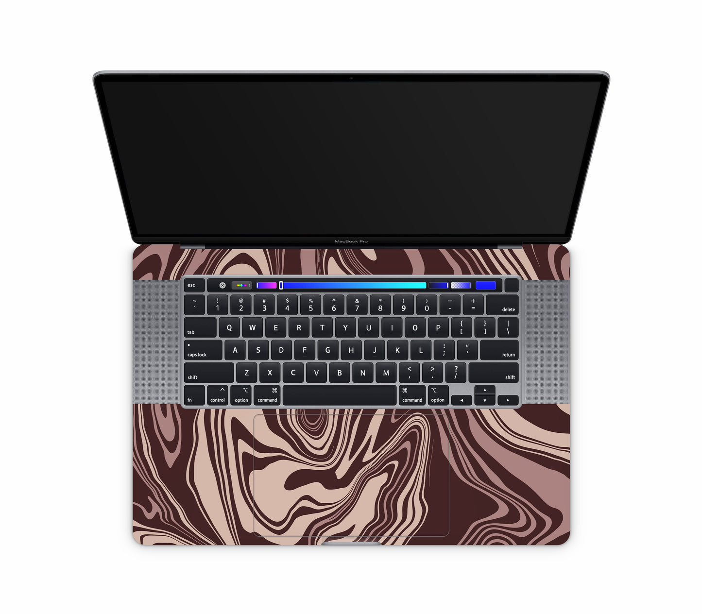 MacBook Pro 16" (2020, Touch Bar) skin, Vertigo (Fever), inside skin