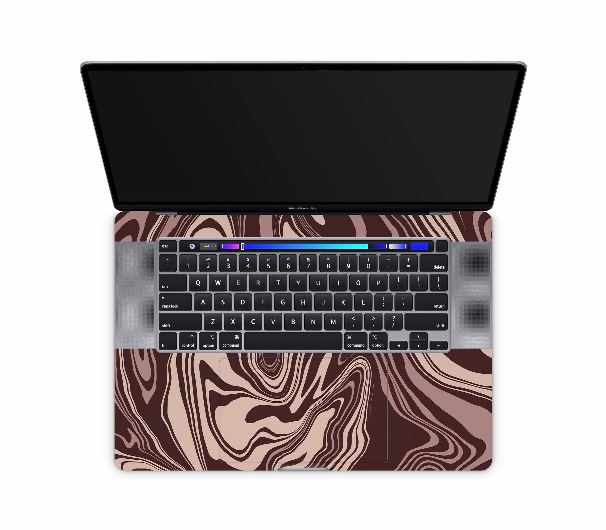 MacBook Pro 16" (2020, Touch Bar) skin, Vertigo (Fever), inside skin