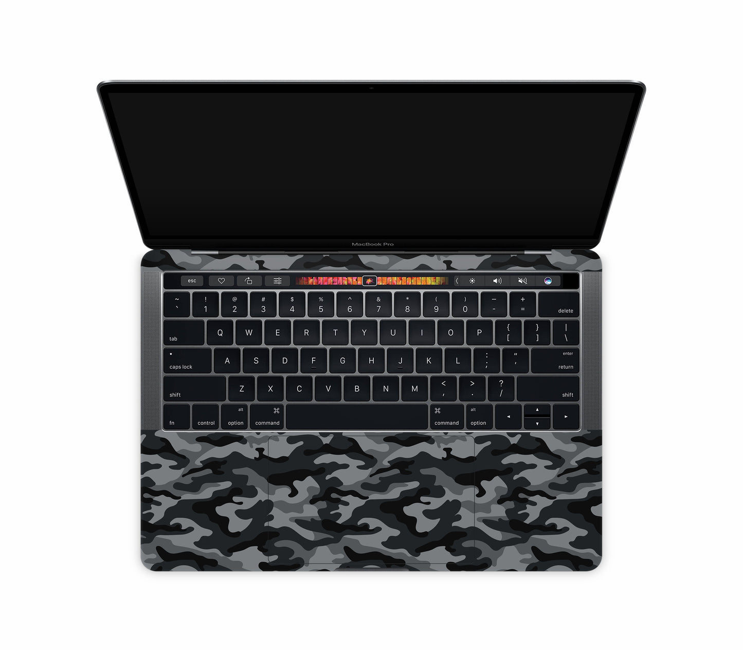 MacBook Pro 13" (2016-2019) Touch Bar skin, Urban Camo, inside skin