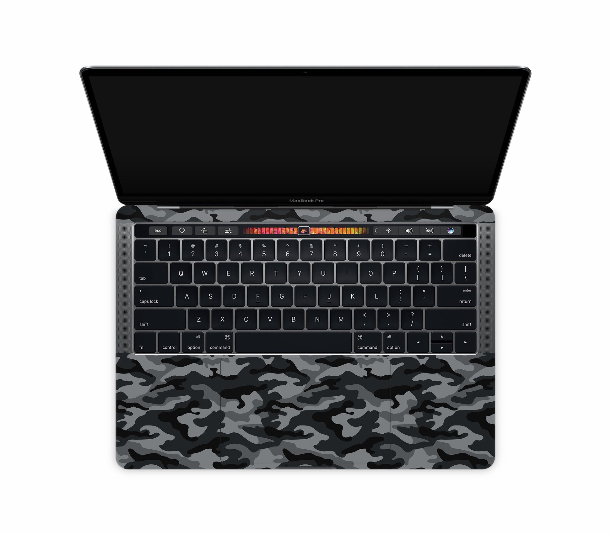 MacBook Pro 13" (2016-2019) Touch Bar skin, Urban Camo, inside skin