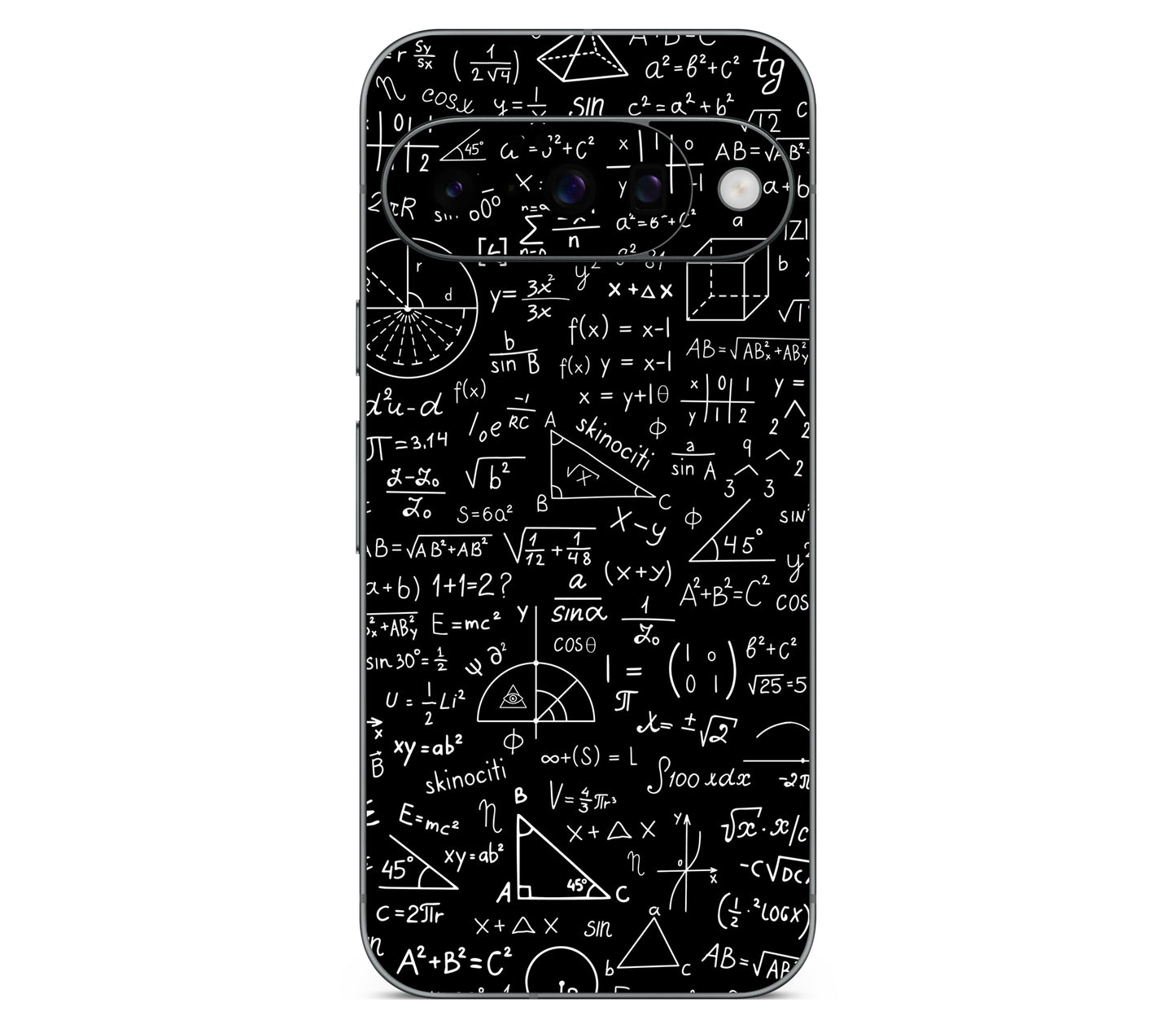 Google Pixel 11 skin, Math Madness, back skin