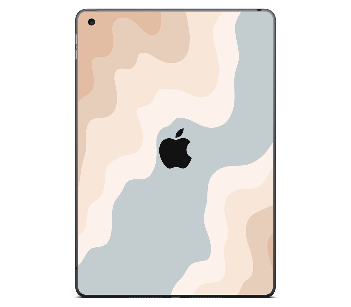 iPad 10.2" (2021, Gen 9) skin, Drift (Haze), back skin with logo cutout