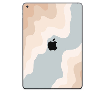 iPad 10.2" (2021, Gen 9) skin, Drift (Haze), back skin with logo cutout