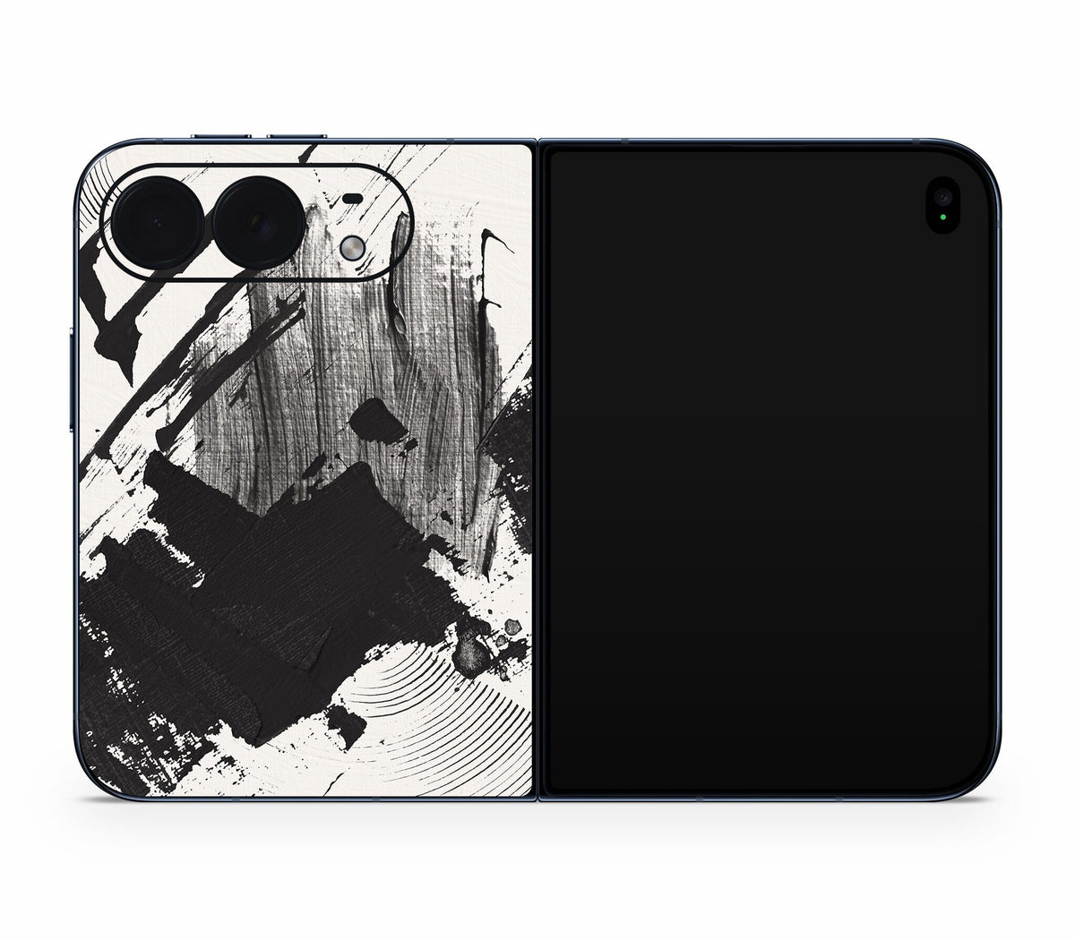 iPhone Duo skin, Black Noir, back skin without logo cutout