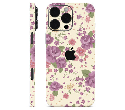 iPhone 16 Pro skin, Lilac, full wrap with logo cutout
