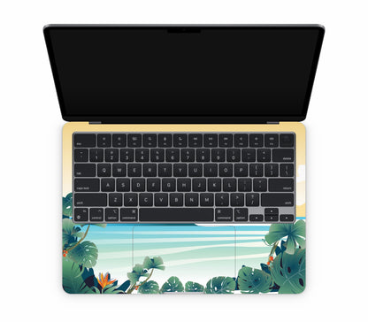 MacBook Air 13" (2025, M4) skin, Sizzle Bay, inside skin