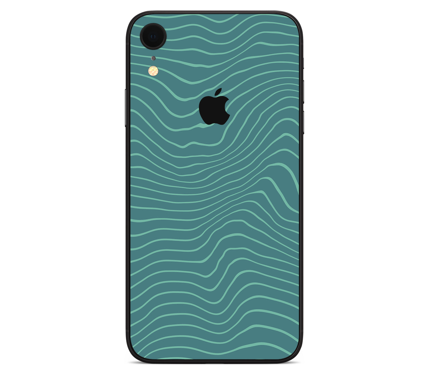 iPhone XR skin, Tide, back skin with logo cutout