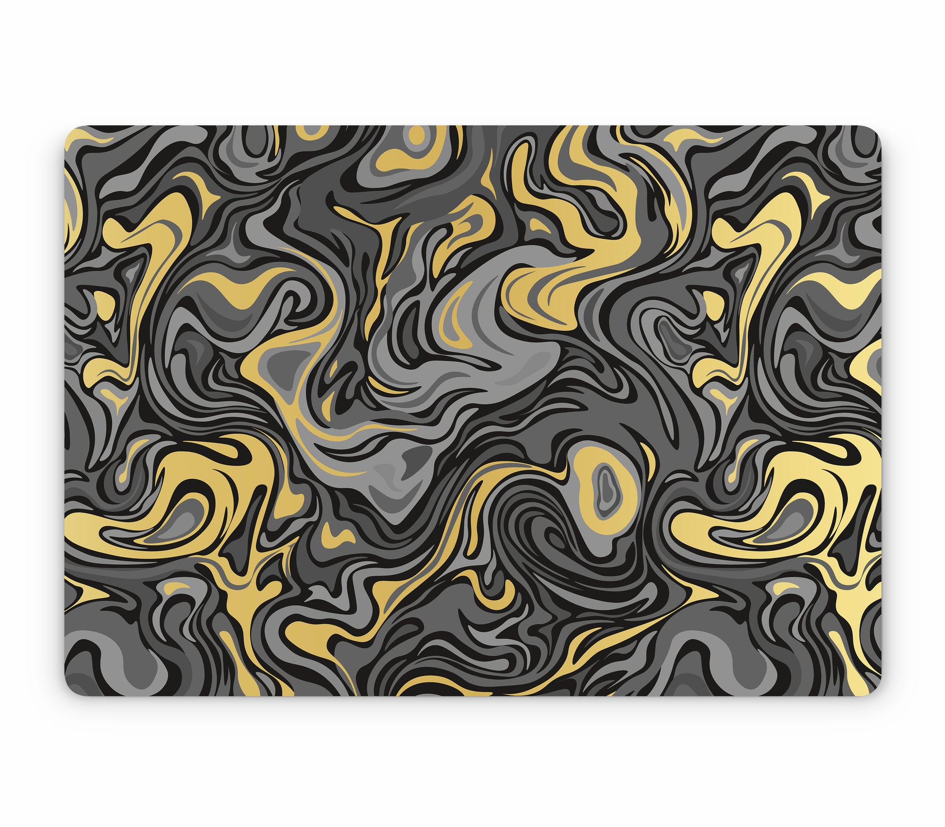MacBook Air 15" (2024, M3) skin, Damnation, top skin without logo cutout