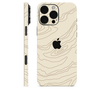 iPhone 16 Pro Max skin, Dune, full wrap with logo cutout