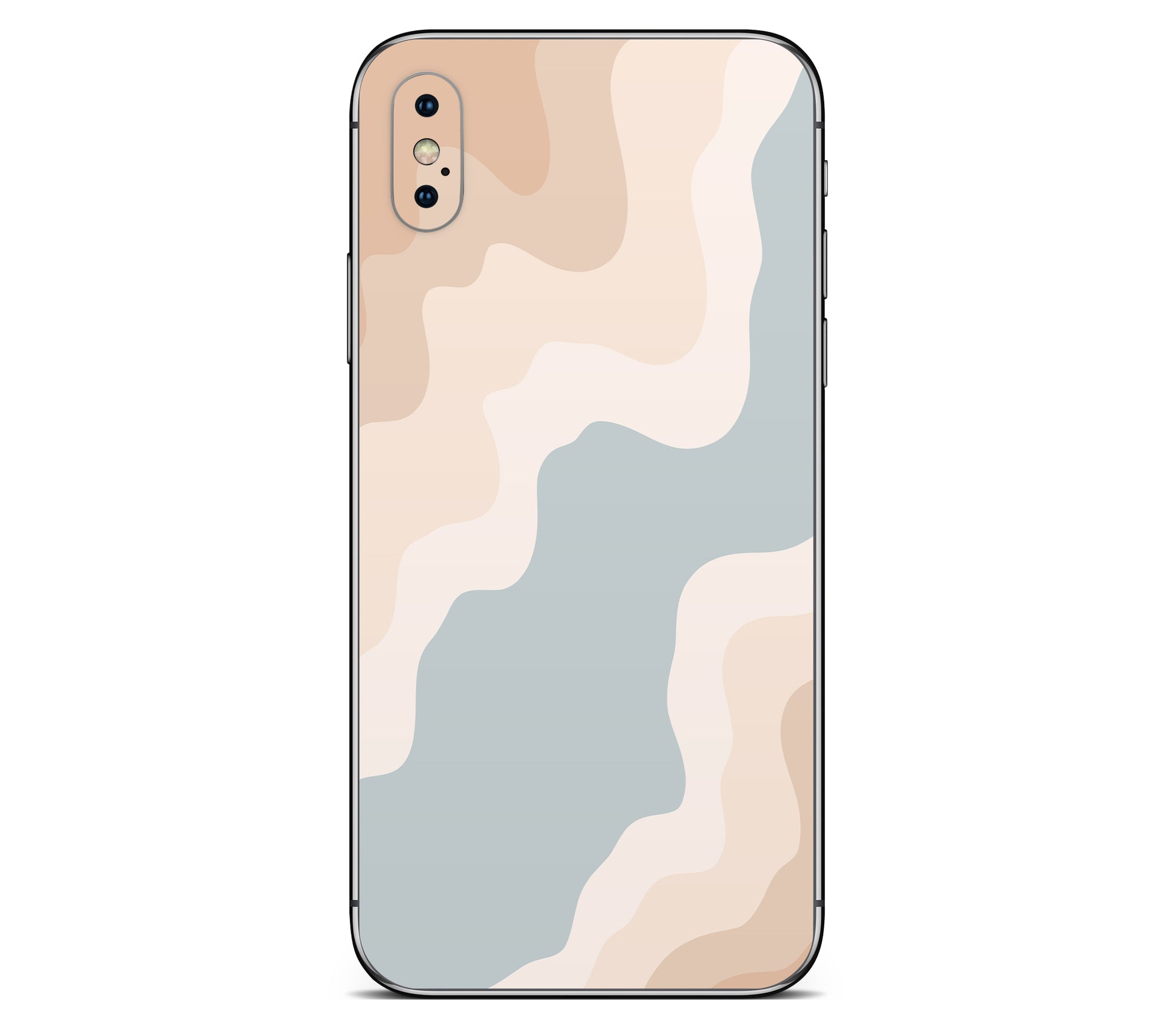 iPhone XS Max skin, Drift (Haze), back skin without logo cutout