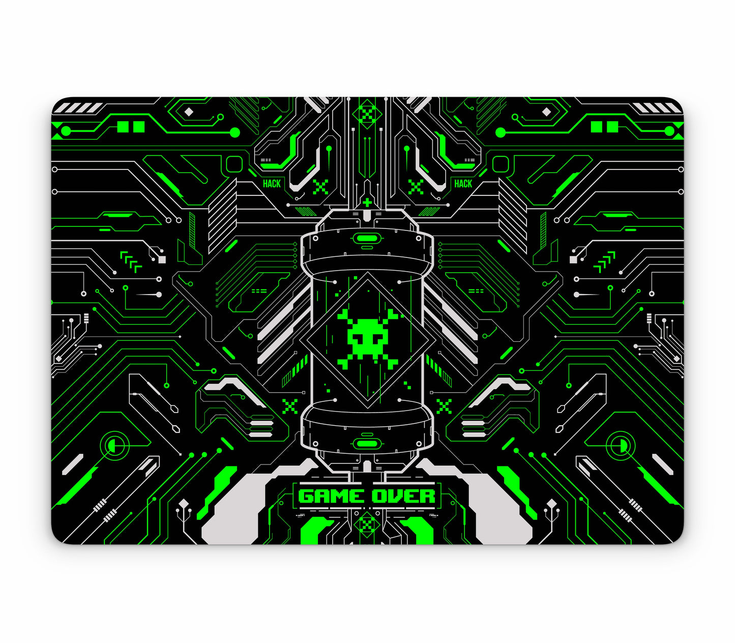 MacBook Pro 14" (2021, M1) skin, Fatal Error (Acid), top skin