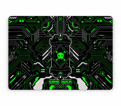 MacBook Air 13" (2025, M4) skin, Fatal Error (Acid), top skin