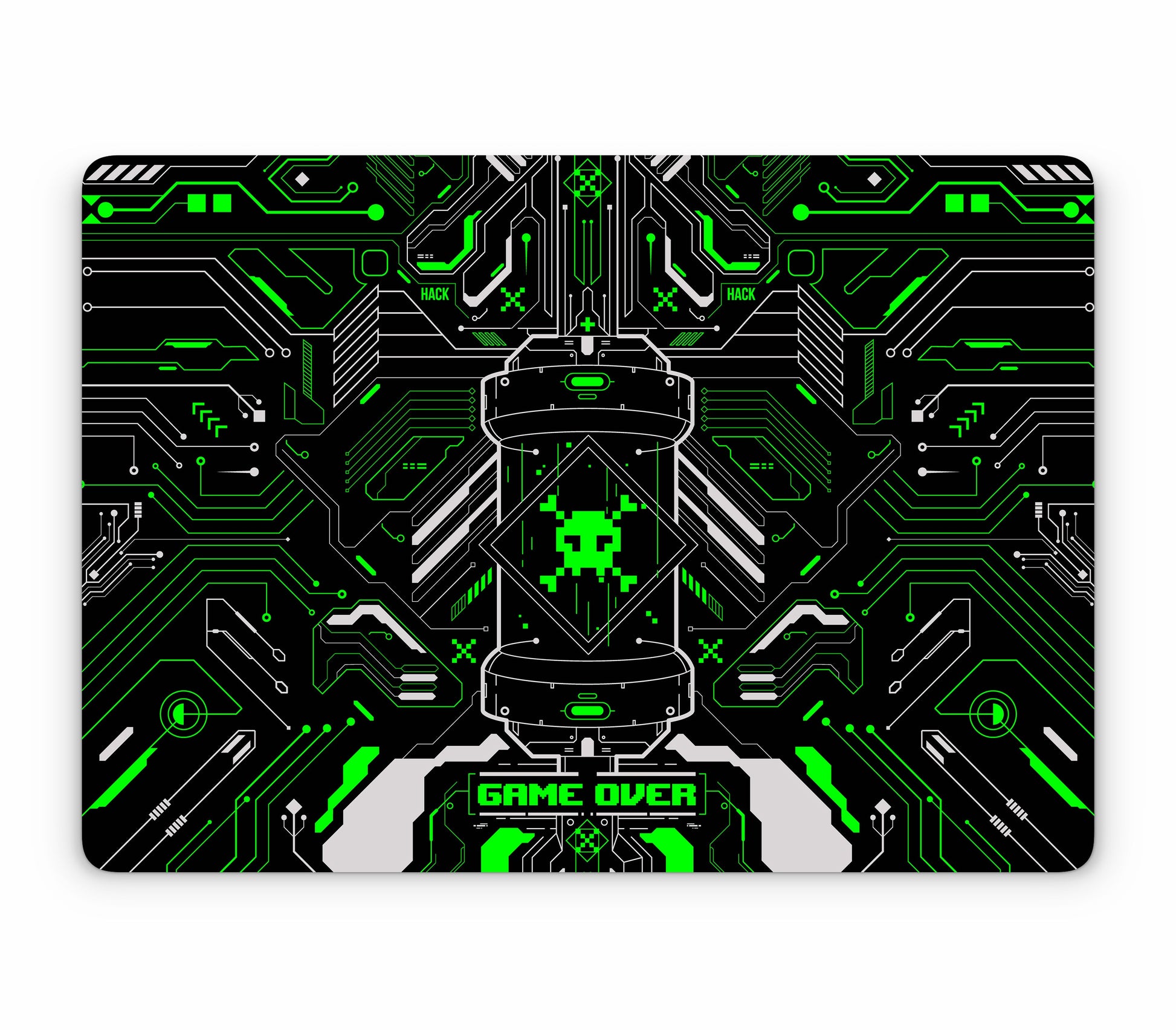 MacBook Pro 14" (2024, M4) skin, Fatal Error (Acid), top skin