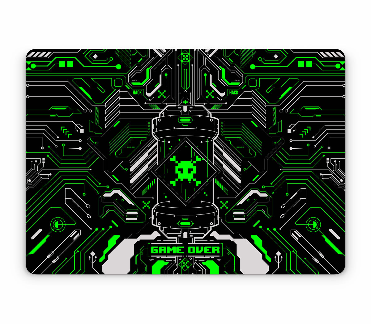 MacBook Pro 13" (2016-2019) Touch Bar skin, Fatal Error (Acid), top skin