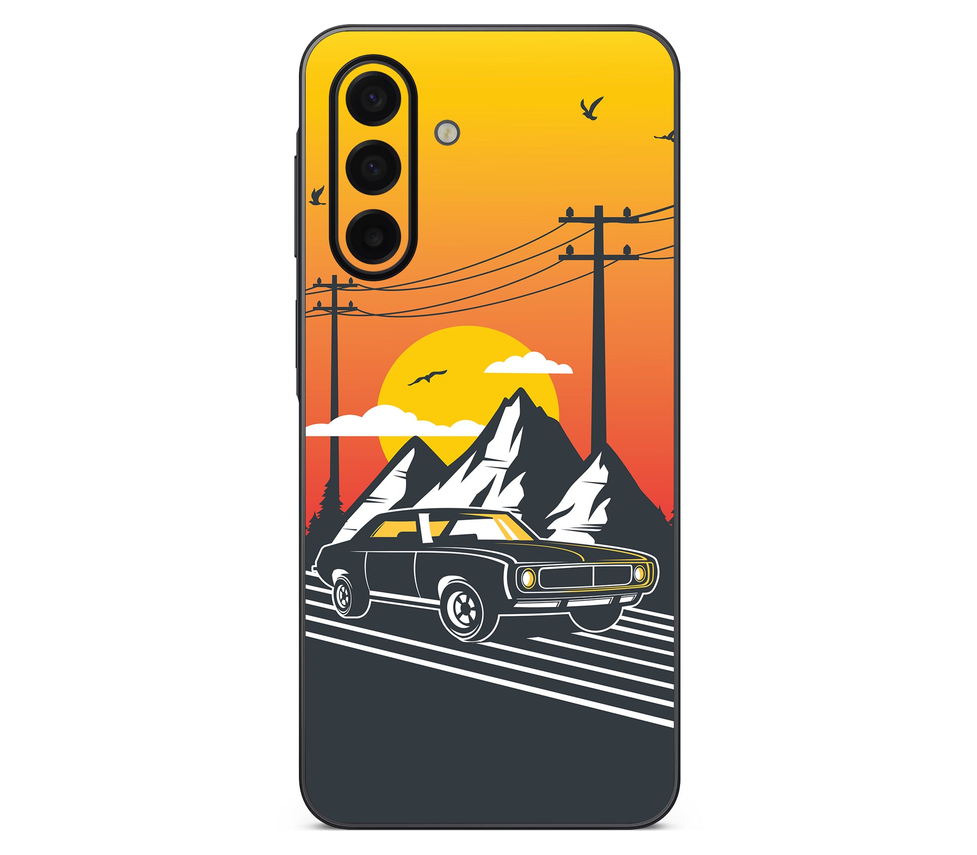 Galaxy A17 skin, Last Ride, back skin