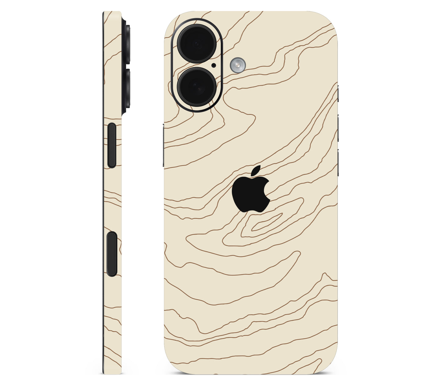 iPhone 17 skin, Dune, full wrap with logo cutout