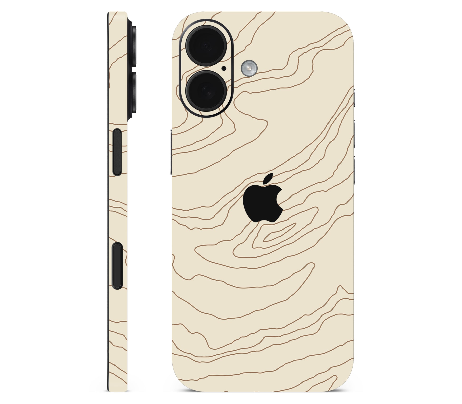 iPhone 17 skin, Dune, full wrap with logo cutout