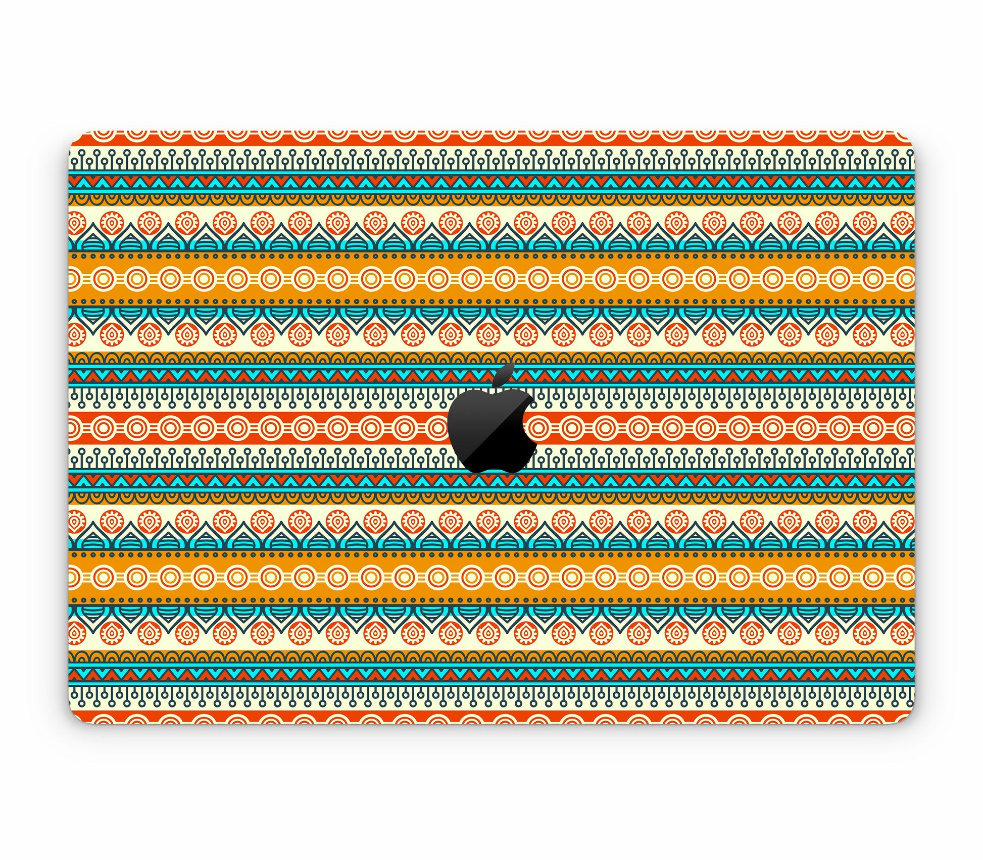 MacBook Pro 16" (2024, M4) skin, Rangoli, top skin with logo cutout