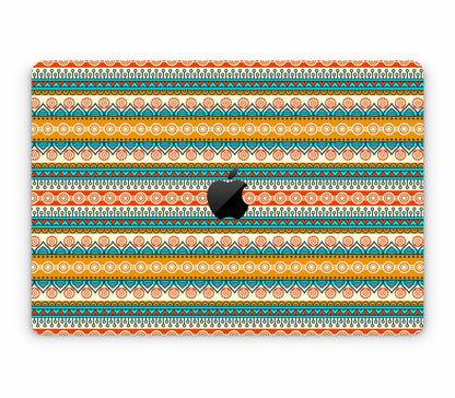 MacBook Pro 16" (2024, M4) skin, Rangoli, top skin with logo cutout