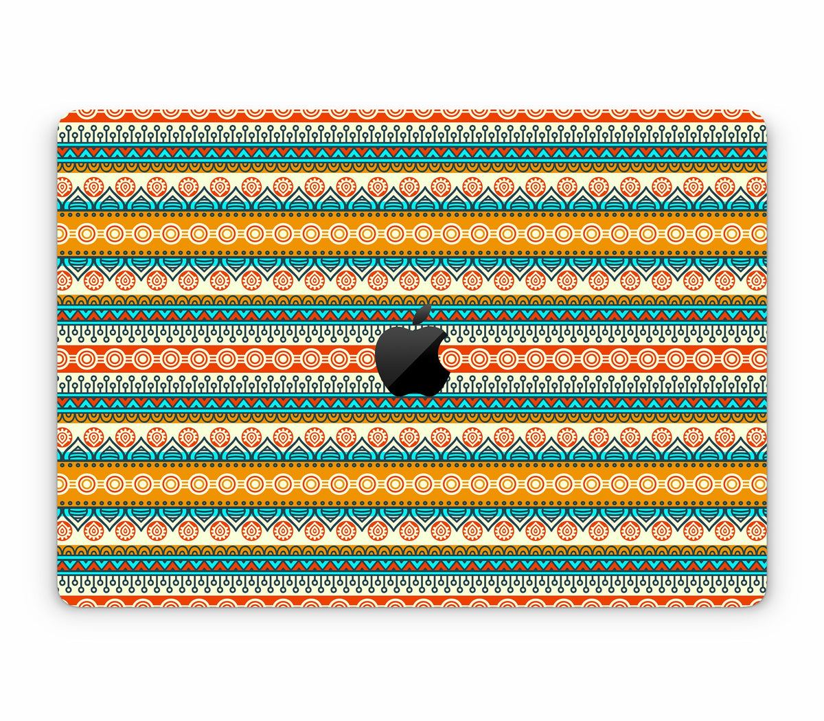 MacBook Air 15" (2025, M4) skin, Rangoli, top skin with logo cutout
