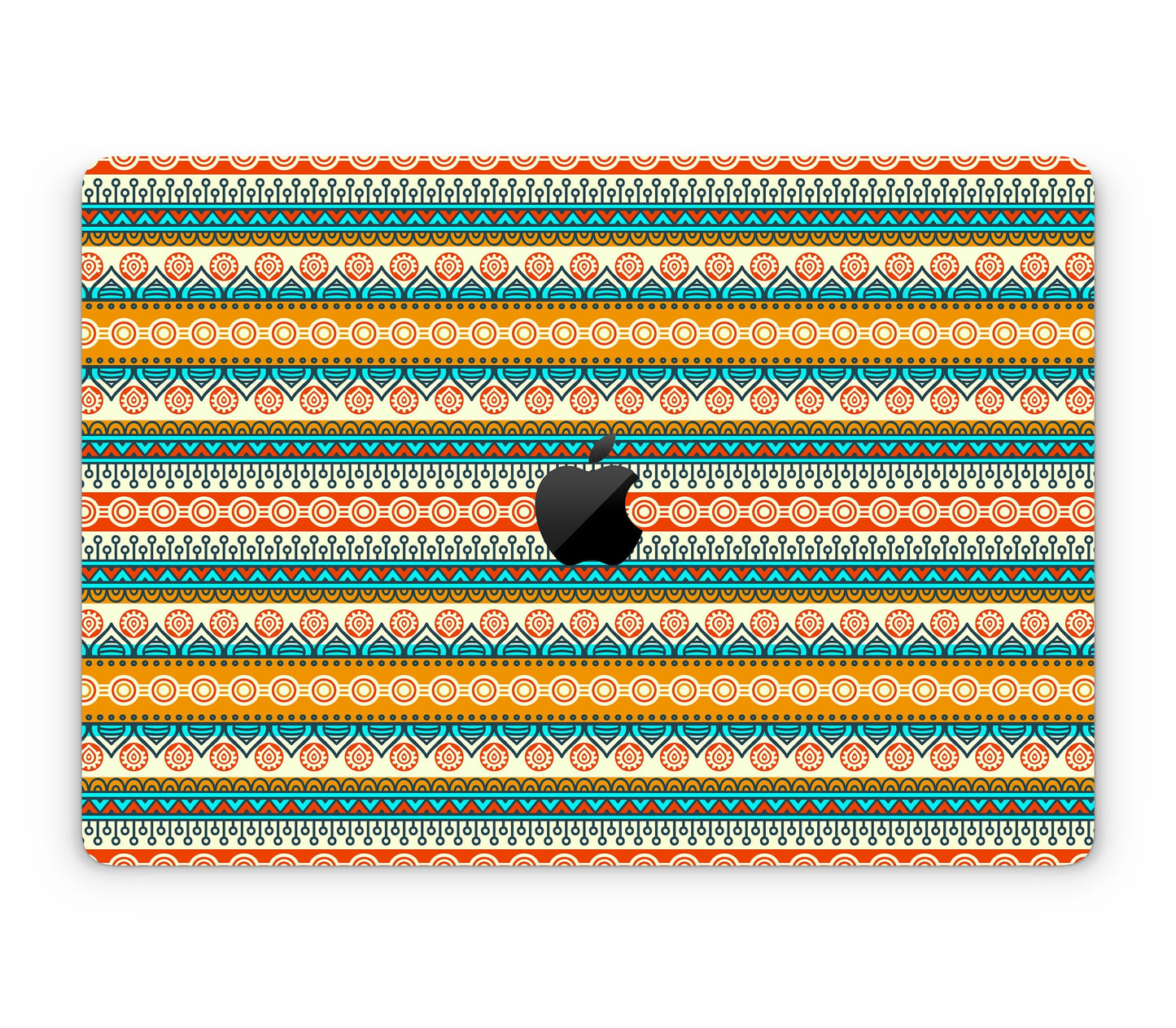 MacBook Air 15" (2025, M4) skin, Rangoli, top skin with logo cutout