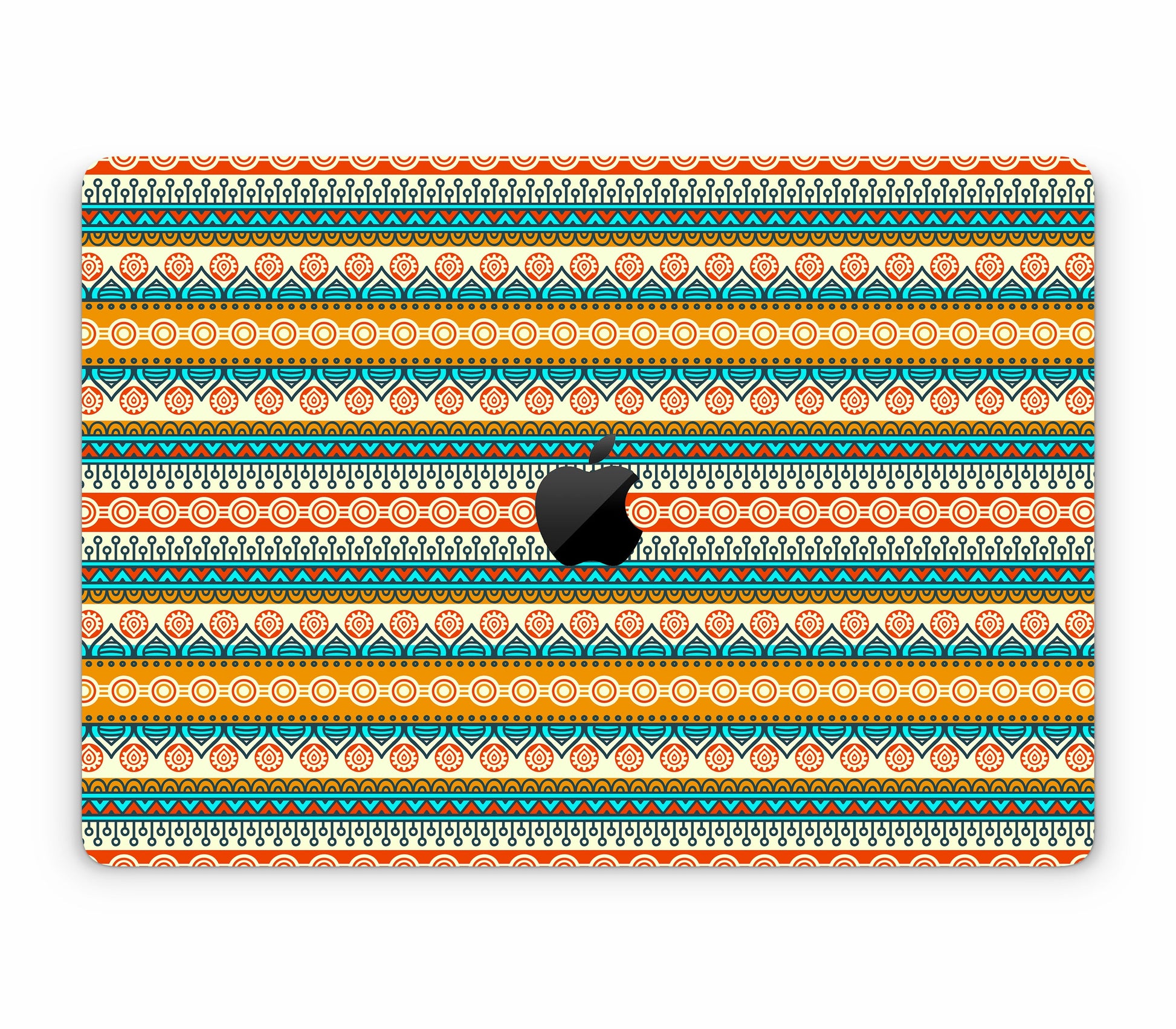 MacBook Pro 16" (2024, M4) skin, Rangoli, top skin with logo cutout
