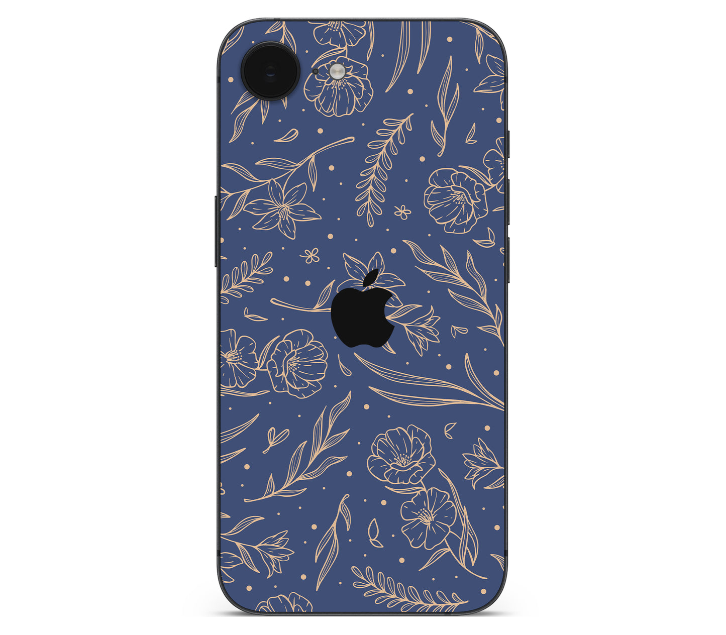 iPhone 16e skin, Twilight, back skin with logo cutout