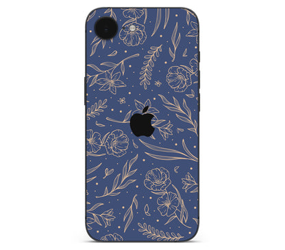 iPhone 16e skin, Twilight, back skin with logo cutout