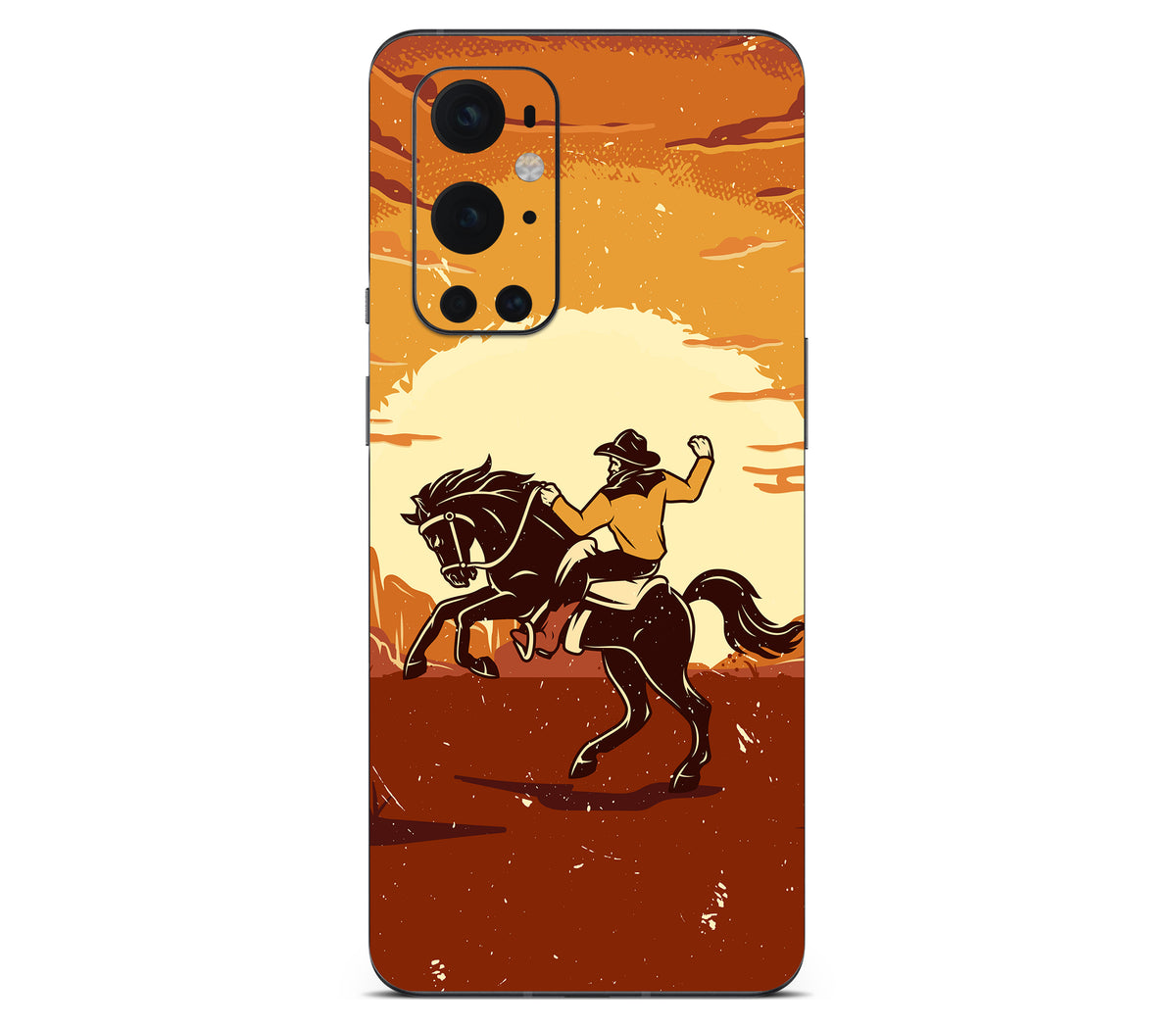 OnePlus 9 Pro skin, Cowboy, back skin