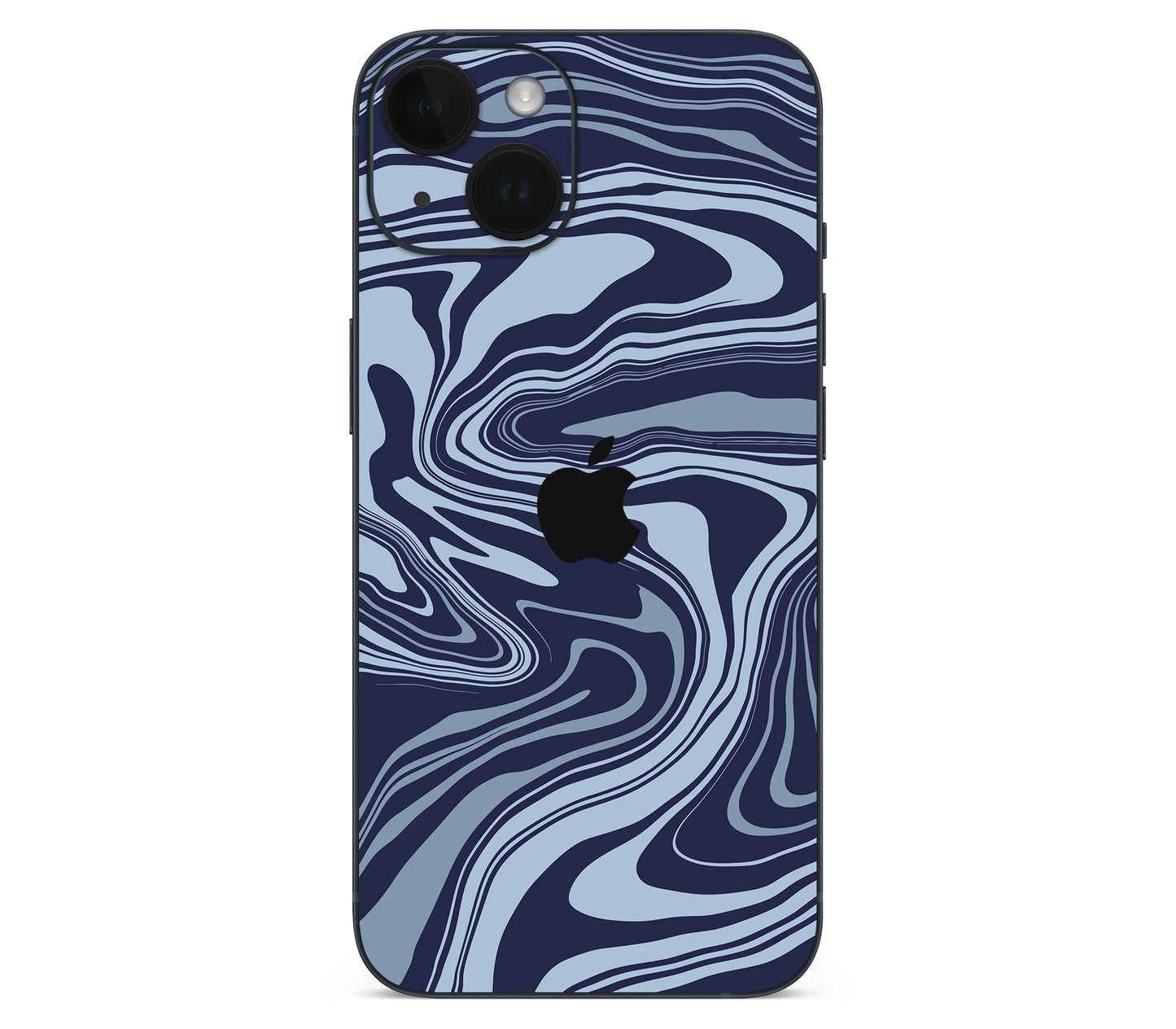 iPhone 14 skin, Vertigo (Blur), back skin with logo cutout