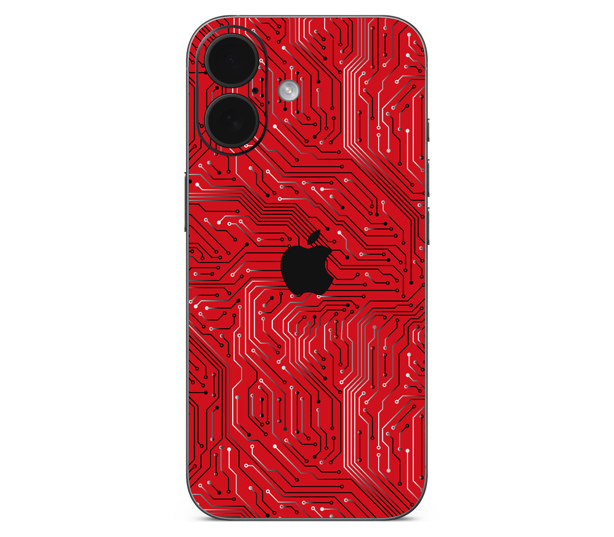 iPhone 17 skin, REDLINE, back skin with logo cutout