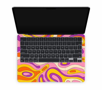 MacBook Air 13" (2022, M2) skin, Psycho Vortex, inside skin