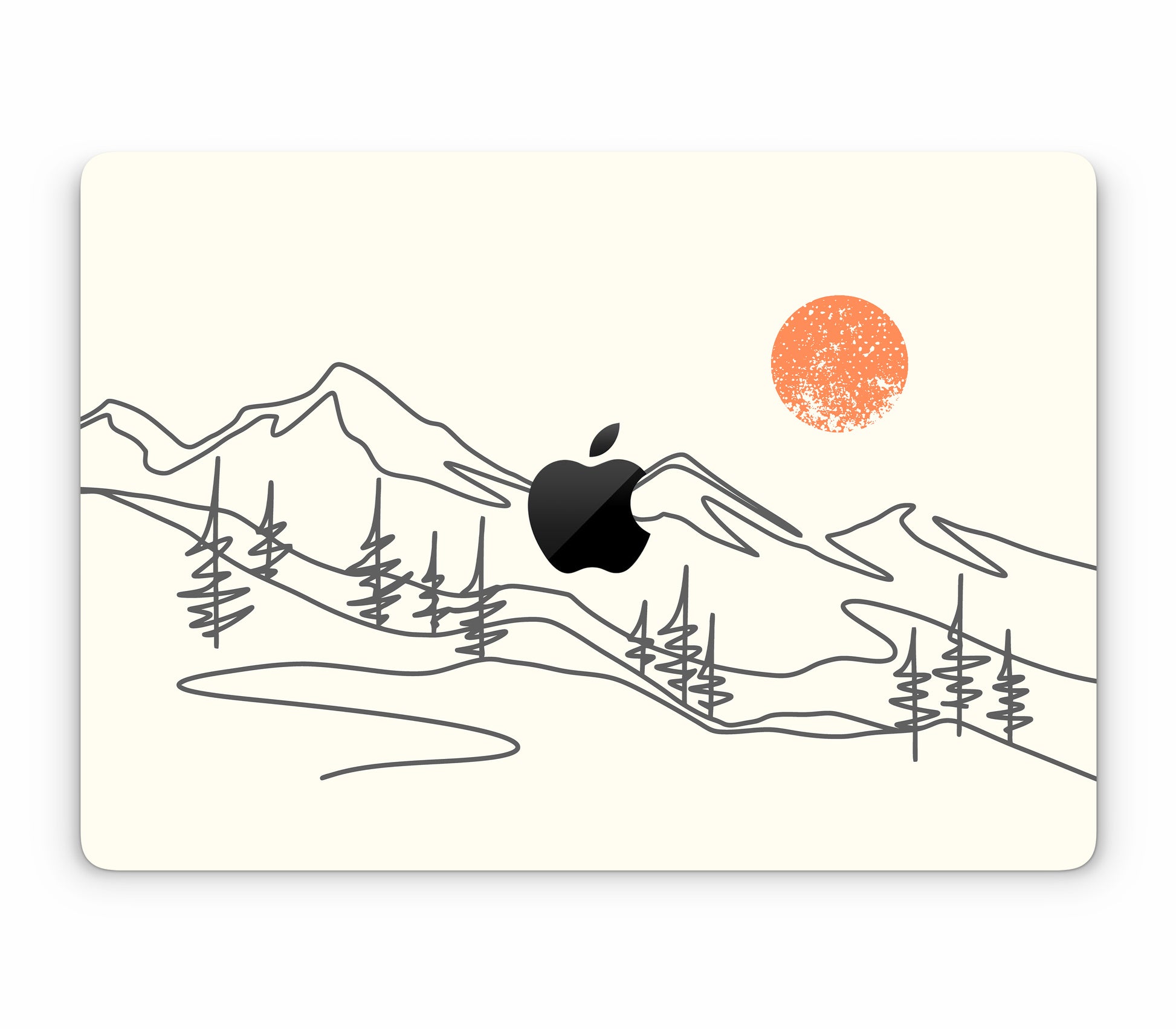 MacBook Pro 14" (2026, M5, M5 Pro, M5 Max) skin, Offline, top skin with logo cutout