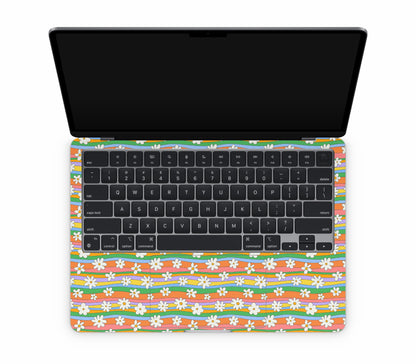 MacBook Air 13" (2025, M4) skin, Daisy Drift, inside skin