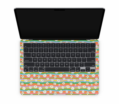 MacBook Air 13" (2025, M4) skin, Daisy Drift, inside skin
