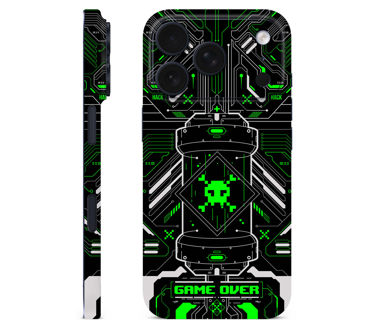 iPhone 18 Pro Max skin, Fatal Error (Acid), full wrap skin