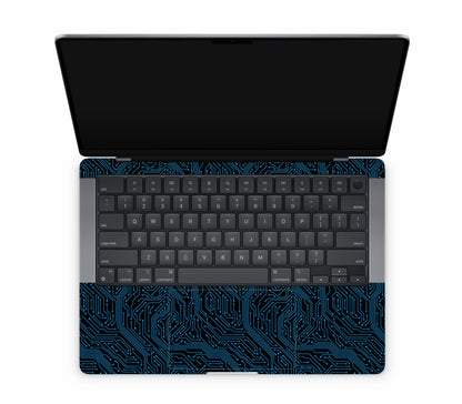 MacBook Pro 14" (2025, M5) skin, Eternal Blue, inside skin